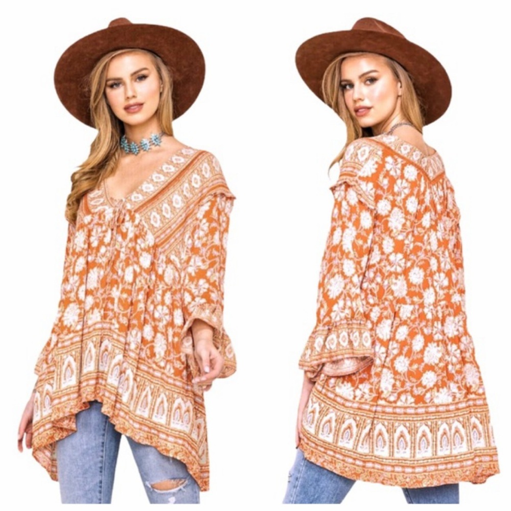 Free People Moonlight Dance Tunic Top